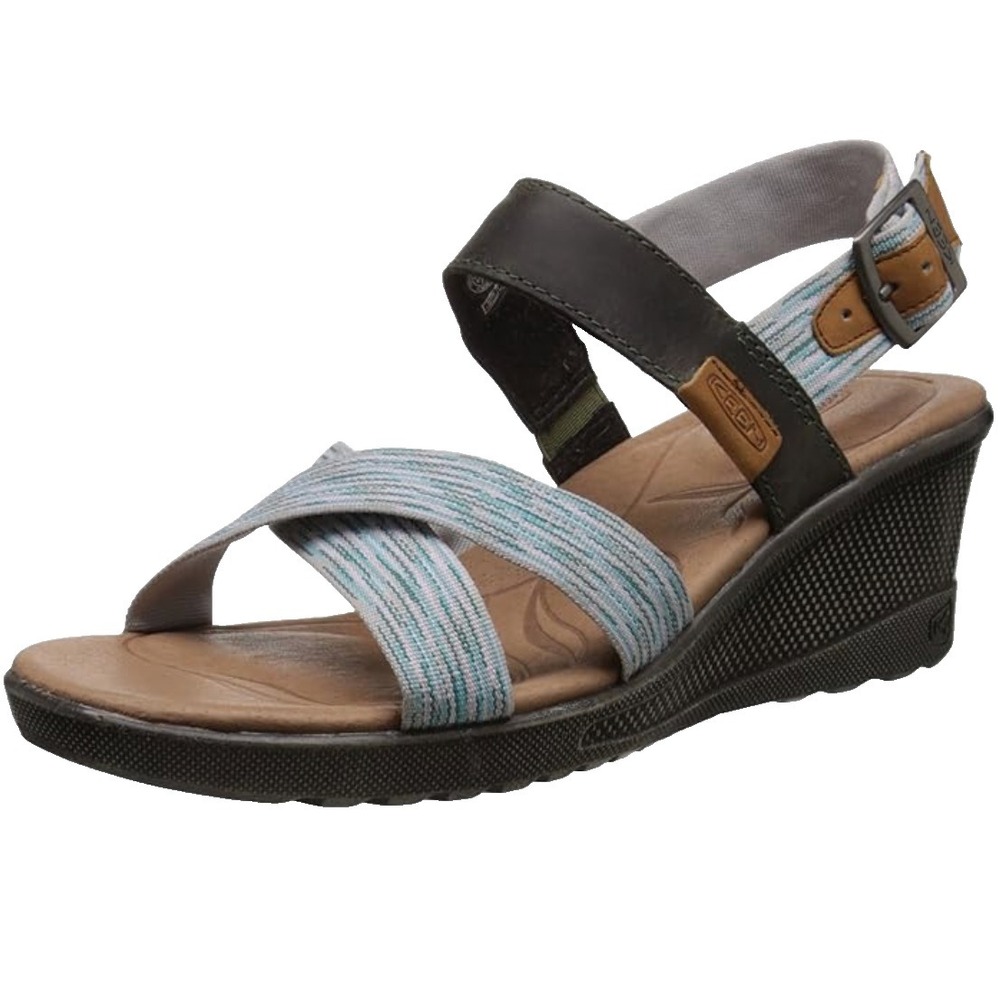 Keen Skyline Wedge Sandals Blue Green Womens 9 UK 6.5 EU 39.5